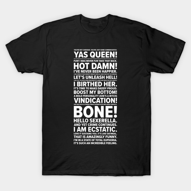 Captain Holt Quotes T-Shirt by barberdesigniow